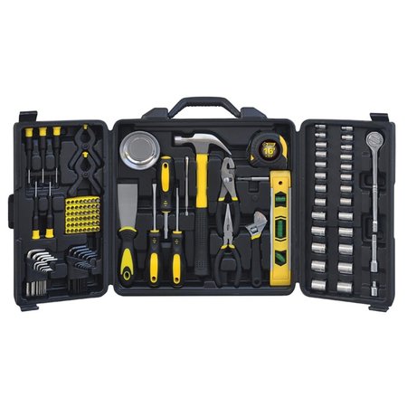 PROTECTIONPRO 1.25 x 0.25, 0.37 & 0.5 in. Metric, SAE 6 Socket & Tool Set - 120 Piece PR2513731